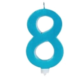Vela 8 Azul Grande